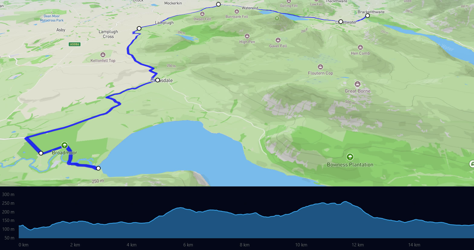 Ennerdale Valley Map
