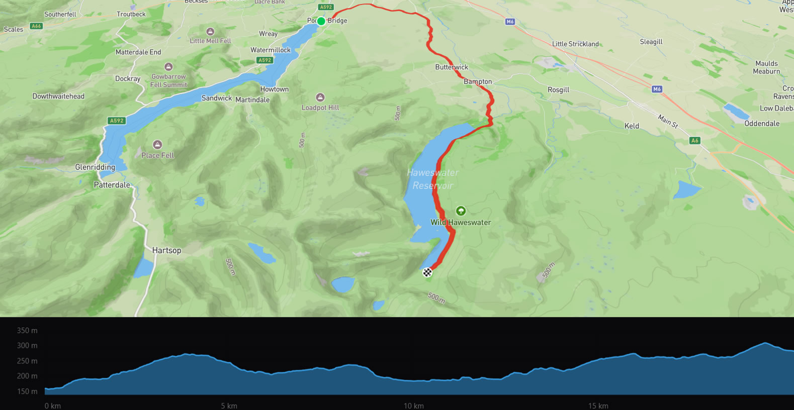 Mardale Green and Haweswater Map