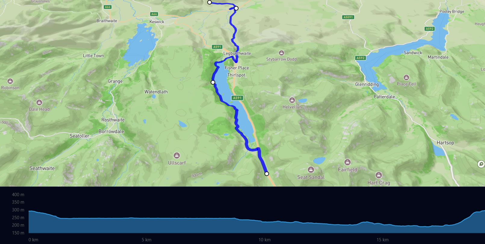 Thirlmere Valley Map