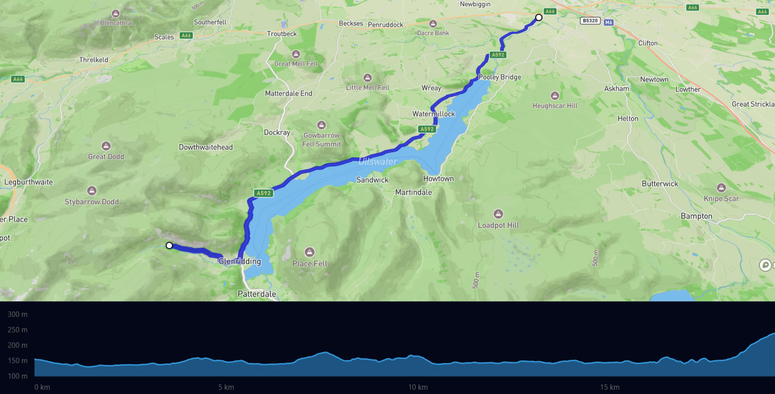 Ullswater Northside Map
