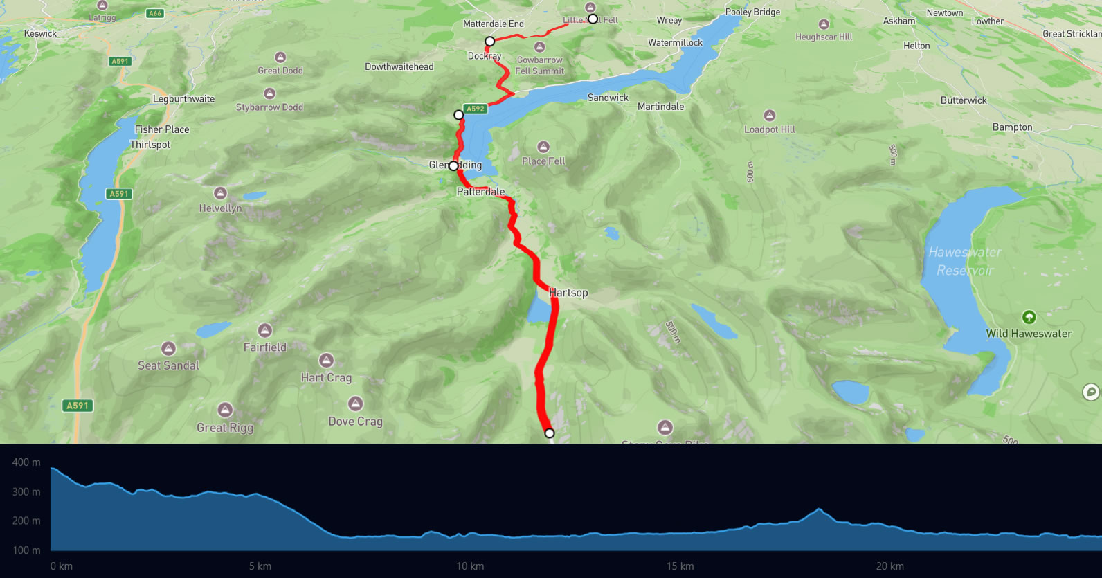 Ullswater Valley Map