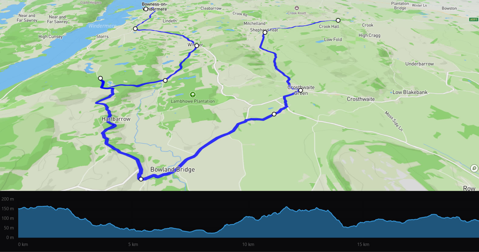 Winster and Bowness Map
