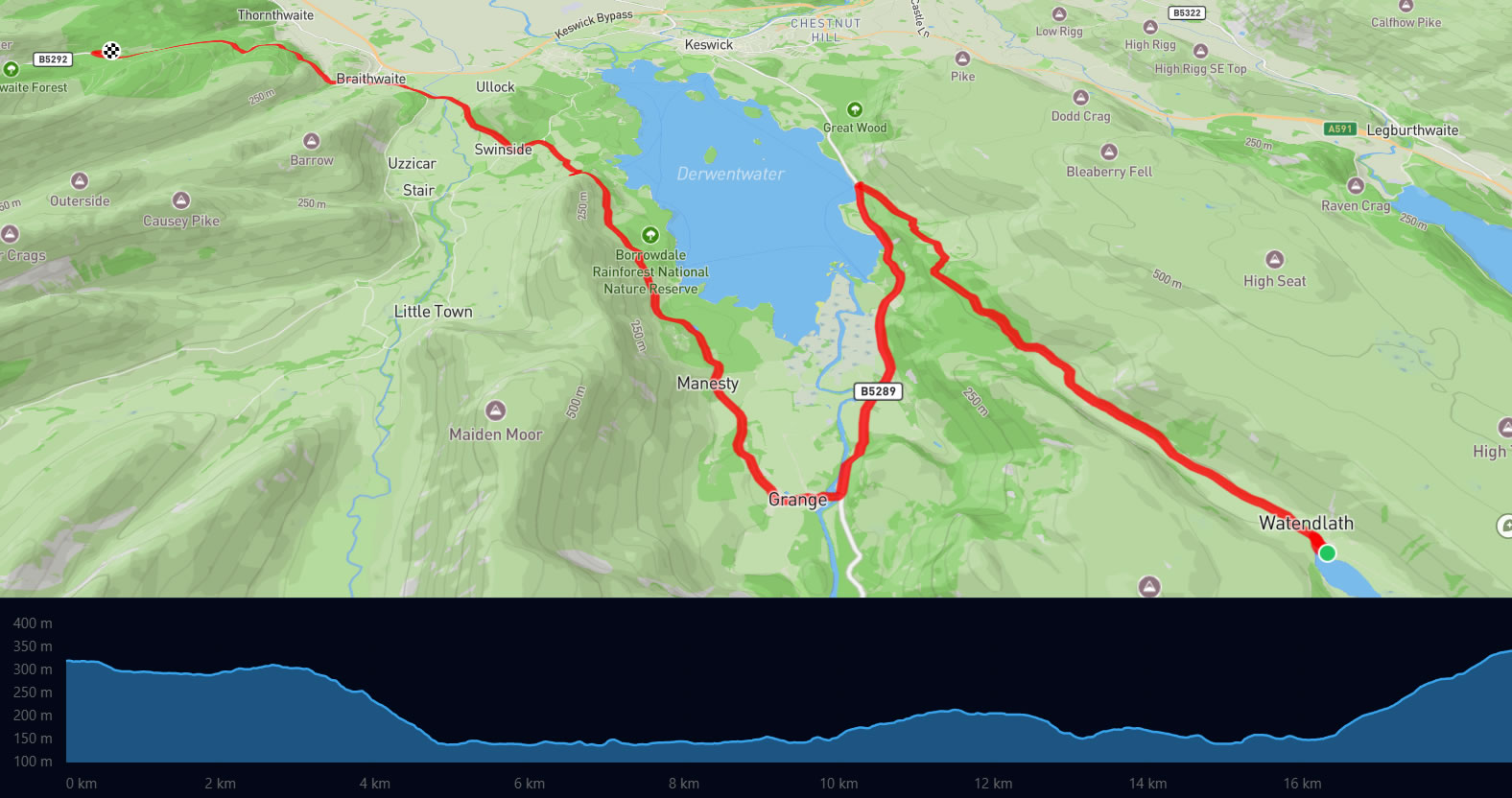 Derwentwater Map
